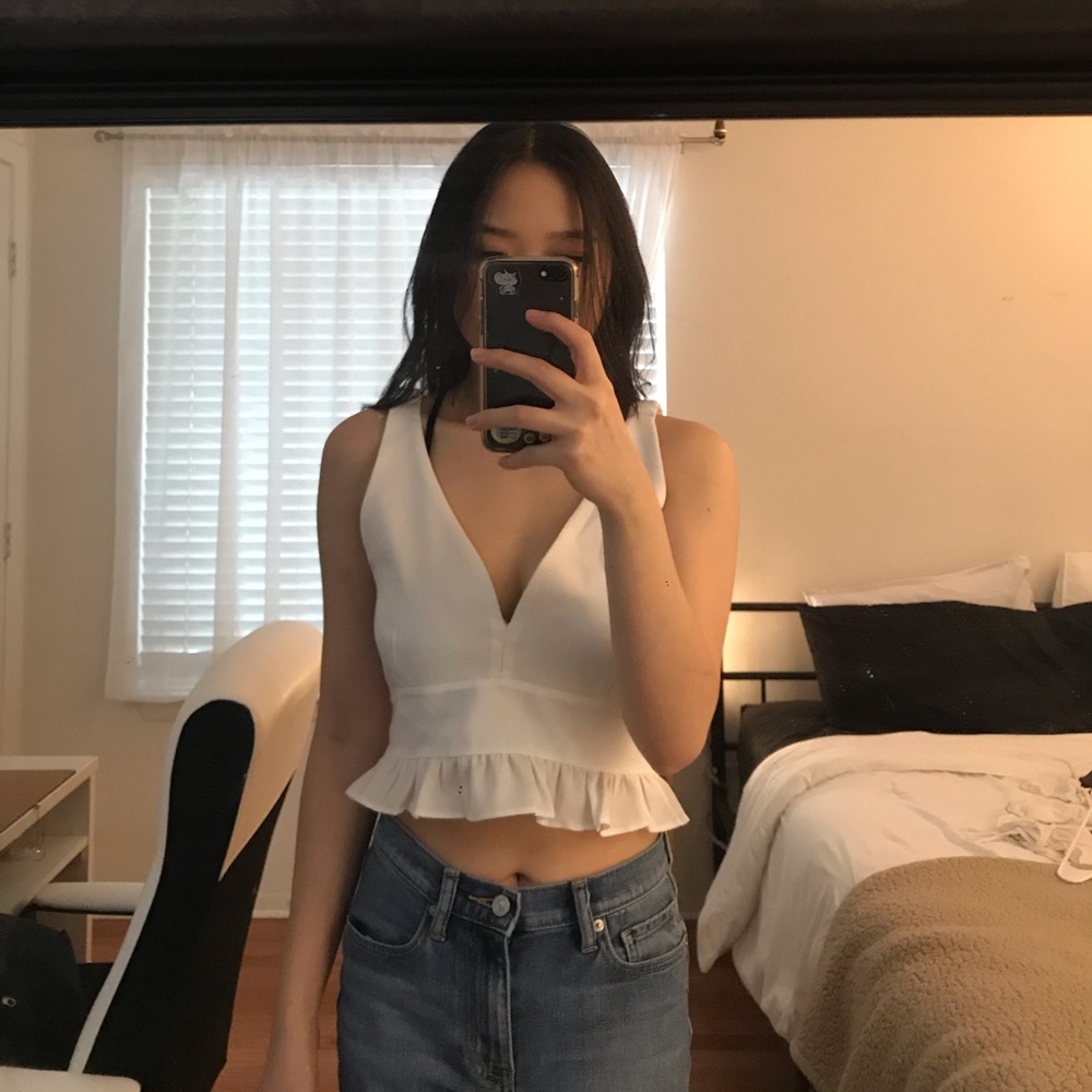 White tank top